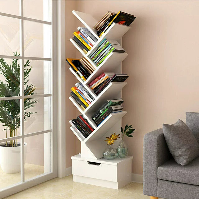 10-Tier Tree Bookshelf